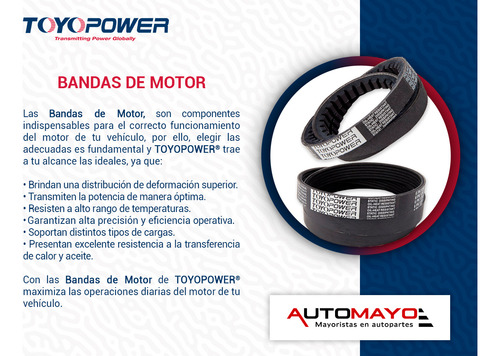 Banda Toyopower A1 L4 1.4l Turbo 2011