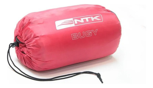 Saco de dormir Bugy Envelope para acampar, color Nautika, negro y naranja