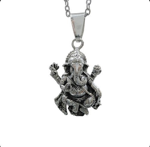 Dije Ganesha En Plata 2,5cm