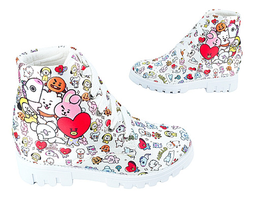 Botas Bt21 Universe K-pop Bts Army Modernas 900-b-bt21