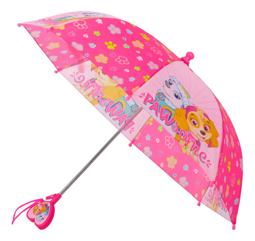 Paraguas Impermeable Para Niñas Nickelodeon Paw Patrol Chara
