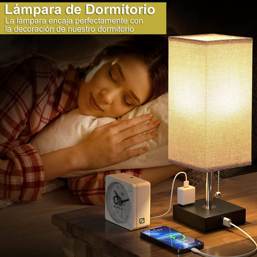 Luminárias De Mesa Led De 3 Cores Com Holofote E Usb-c