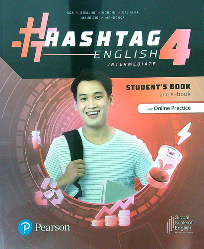 Hashtag English 4 Intermediate- Student's Book And E-Book + Online Practice, de No Aplica. Editorial Pearson, tapa blanda en inglés americano, 2023