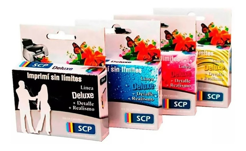 Combo Cartuchos Scp T133 Colores+negro P/ Epson T25 - Tx125