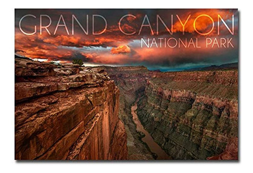 Imán Para Nevera Del Gran Canyon National Park, Arizona Red