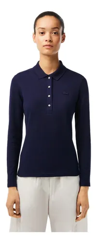 Chombas manga larga lacoste sale