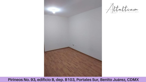 Venta Departamento Calle Pirineos No. 93, Edificio B, Depto.b103, Portales Sur, Benito Juarez, Cdmx Pma26-di