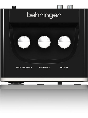 Imagen 2 de 5 de Placa De Sonido Usb Externa Behringer U-phoria Um2 Phantom
