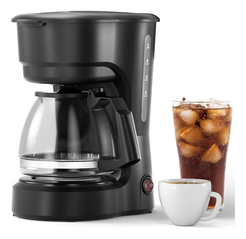 Cafetera De Goteo De 5 Tazas Con Filtro Reutilizable