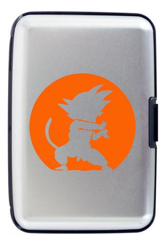 Billetera Compact Goku Kameha  Tarjetero Alumin Porta Doc 