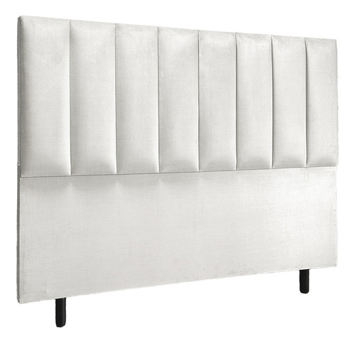 Cabeceira Cama Box Casal 1,40 Facto Corino - Linha Premium Cor Branco