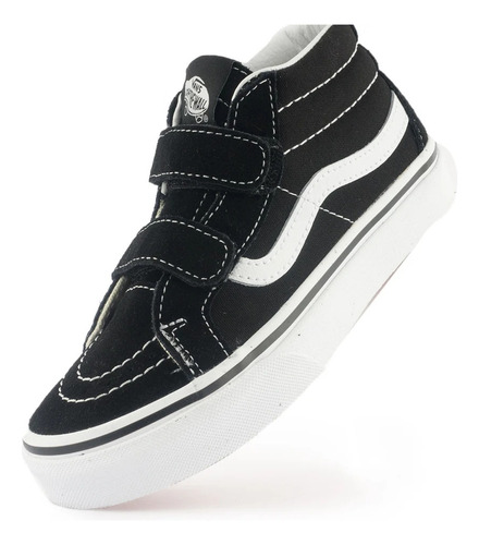 Tenis Vans Sk8-mid Reissue Negros Niño