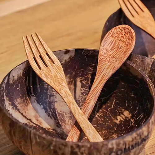 .s Cuenco De Cáscara De Coco Para Ensalada De Frutas Y