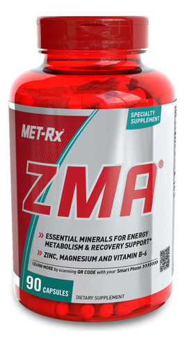 Met-rx Suplemento Dietetico Zma, Capsulas De Suplemento Zma,