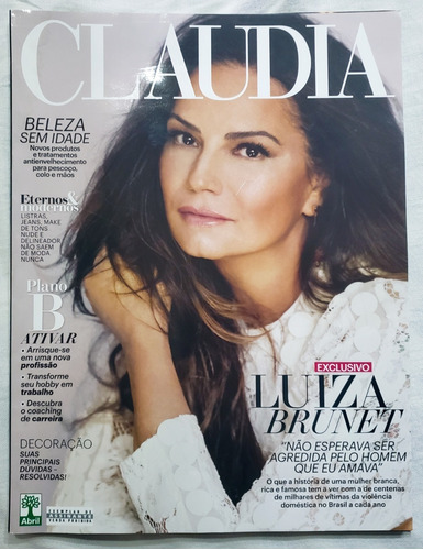 Revista Claudia Nº 9 Ano 55 - Luiza Brunet - Setembro 2016