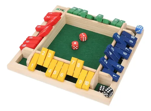 Juego De Mesa De 4 Lados Con Dados Para Niños Adultos | Meses sin interés Juego De Mesa De 4 Lados Con Dados Para Niños Adultos | Meses sin interés