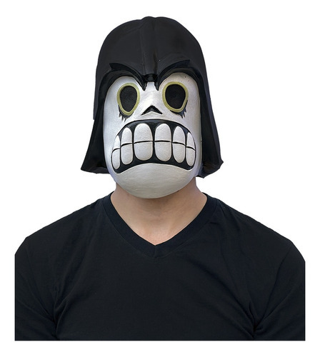 Macara Terror Darth Vader Oscuro Latex Halloween Color Negro