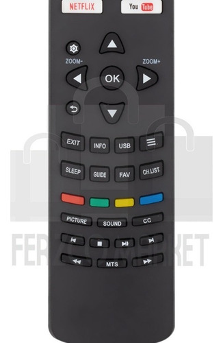 Control Compatible Hitachi Youtube Netflix 06531w52-ty01x