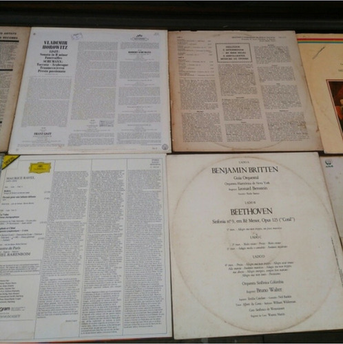 Imagem 7 de 9 de Lp Vinil Lote Grandes Compositores Música Classica 12 Un./37