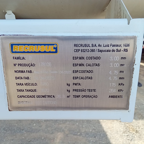 Bitren 9 Eixos Tanque Aço 23/23
