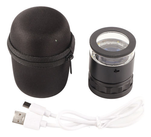 Joyeros Iluminados Con Lupa, 6 Led, 10 Unidades Recargables,