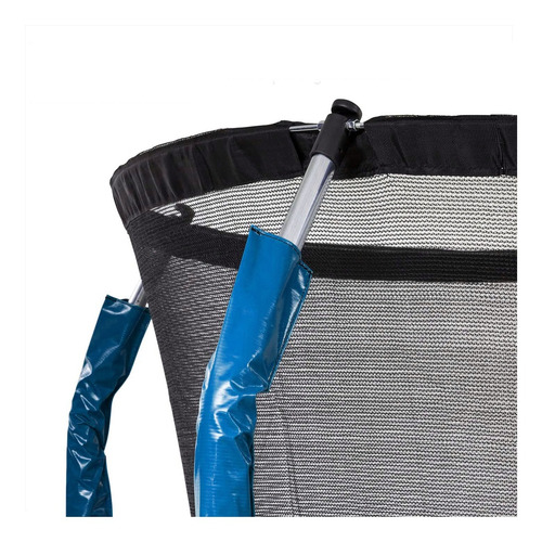 Cama Elástica Nictom Cr04 Diámetro De 2,44m Precio Oferta Color de la lona de salto Negro Color del cobertor de resortes Azul