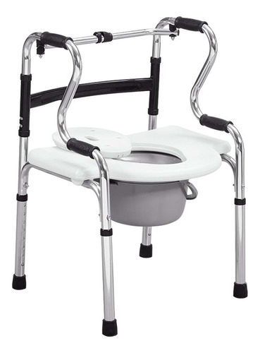 Andador Wc Multifuncional 5 En 1 Altura Regulable Y Plegable