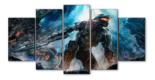 Cuadro Decorativo Moderno Gamers Halo Jd-0800 Xl