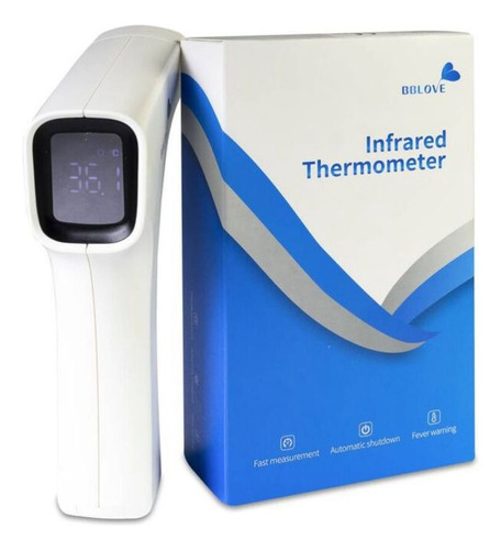 Termometro Digital Infrarrojo Premium Color Blanco