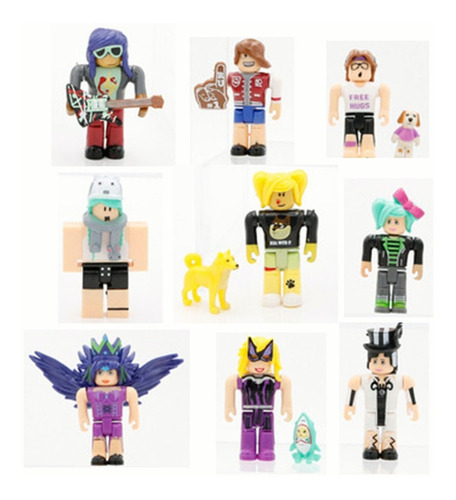 9 Piezas Figuras De Acción Roblox Suite Dolls Toys Modo Anim