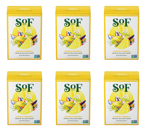 Sof Body Care - Jabón De Barra De Verbena Limón (anterior.