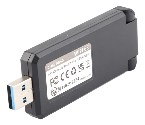 Tarjeta De Red Usb Wifi 6e 6e 5400mbps Usb Con Banda Triple