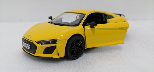 Audi R8 Coupe, 12.5cms Largo, Metalico, Escala 1/36. Kinsmar