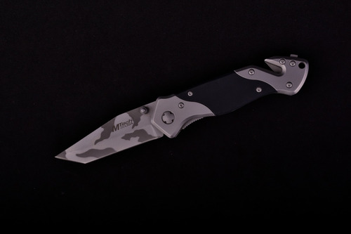 Imagen 2 de 10 de Navaja De Rescate Mtech Usa Hoja Tanto Cuchilo