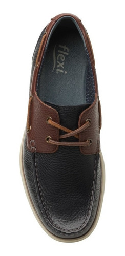 Imagen 2 de 5 de Calzado Zapato Flexi 403604 Marino Casual Vestir Oficina