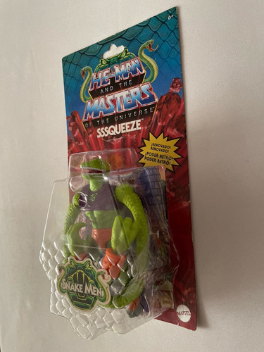Sssqueeze Snake Men Motu Origins Wave 14 Squeeze Retro Play (Usado)