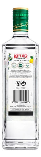 Pack De 4 Ginebra Beefeater Lemon & Ginger 700 Ml