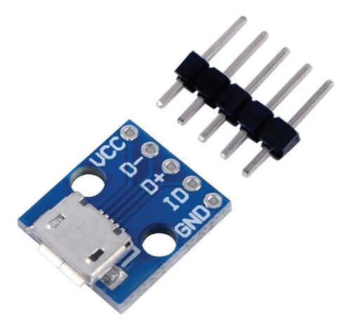 Conector Micro Usb En Pcb