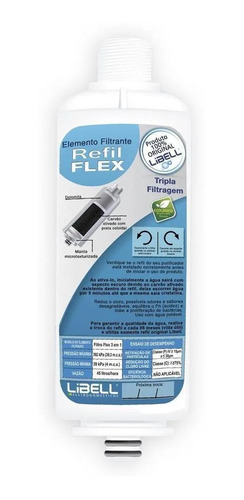 Refil Filtro Purificador De Água Libell Acqua Flex -original