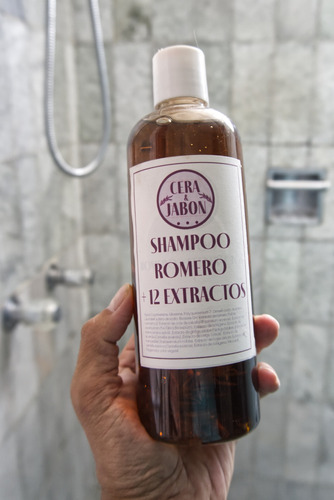 Shampoo Romero + 12 Extractos 500 Ml