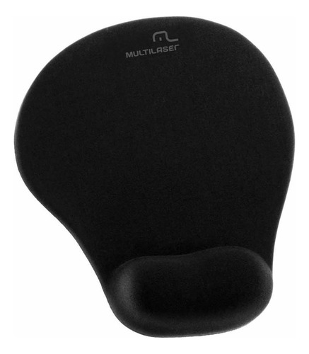 Mouse pad multilaser ac024 reposa muñecas gel color negro