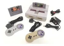Comprar Super Nintendo Snes Classic 1995 Completo Console + 2 Controles + Jogo Super Mário + Jogo Rei Leão