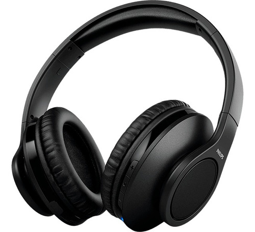 Auriculares Inalámbricos Philips Bluetooth Con Vincha P Tv Color Negro