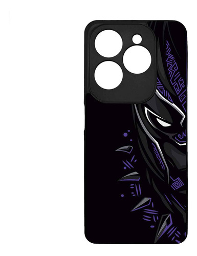 Funda Protector Case Para Tecno Spark 20 Pro Black Panther