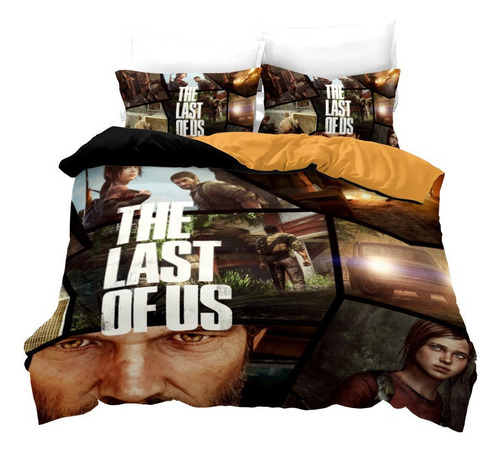 Juego De Cama The Last Of Us, Funda De Edredón, Doble A