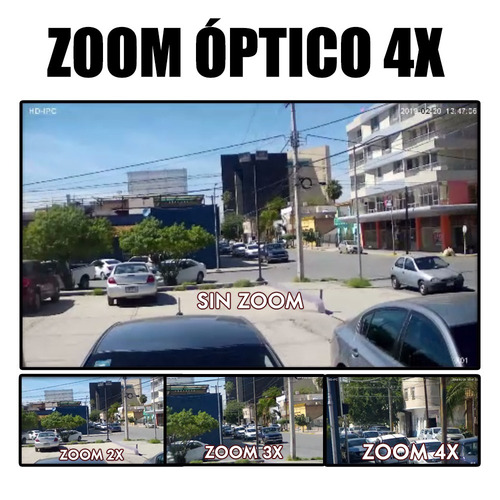 Cámara 4g Cctv Ip Ptz Video Hd 1080p 2 Mp Ranura Sd Zoom 4x Color Blanco