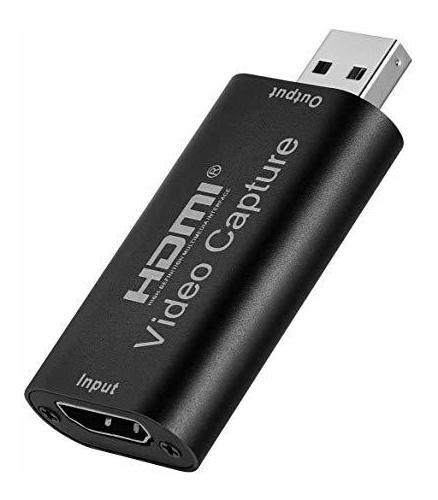 Capturadora De Video Nxlfh Ram 4g Hdmi A Usb 2.0 -negro