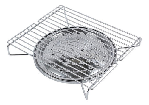 - Para Placa De Parrilla Portátil De Acero Inoxidable