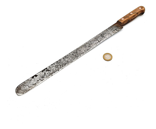 Cuchillo Jamonero Antiguo Acero Carbono (mod2) - Cuchilleria Marrón (Usado)