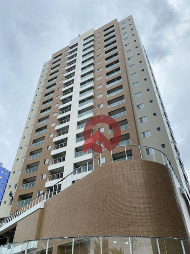 Imagem 1 de 17 de Apartamento Com 1 Dormitório À Venda, 52 M² Por R$ 335.000,00 - Caiçara - Praia Grande/sp - Ap3481